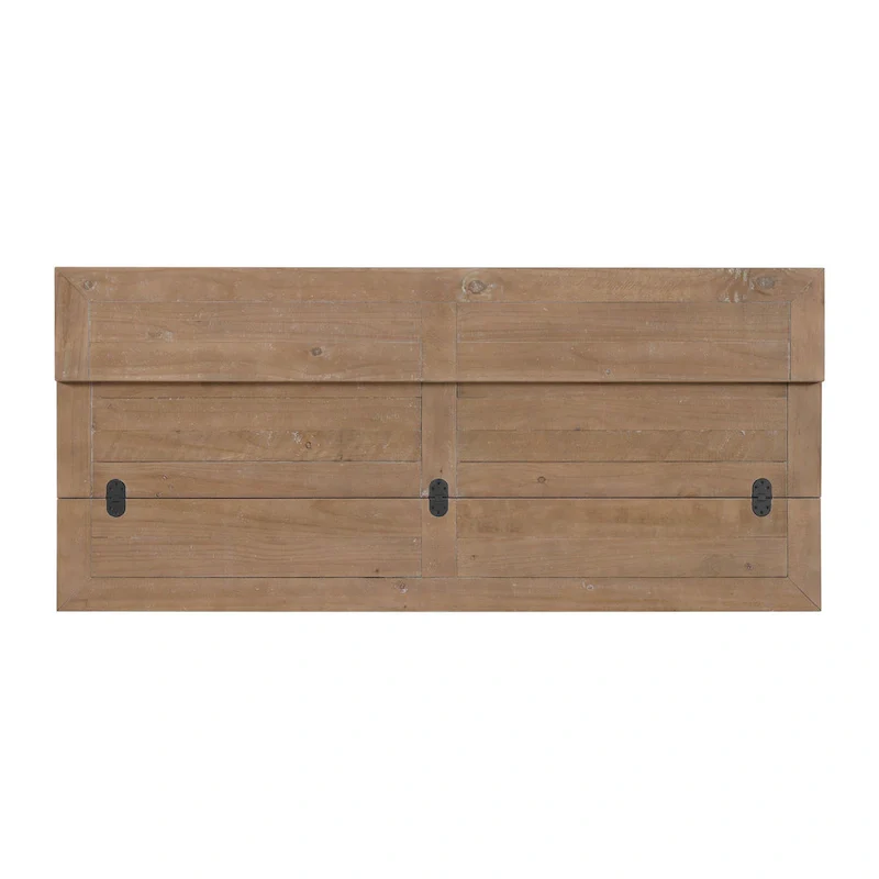 60 Solid Wood Pedestal Flip-top Sofa Console Table