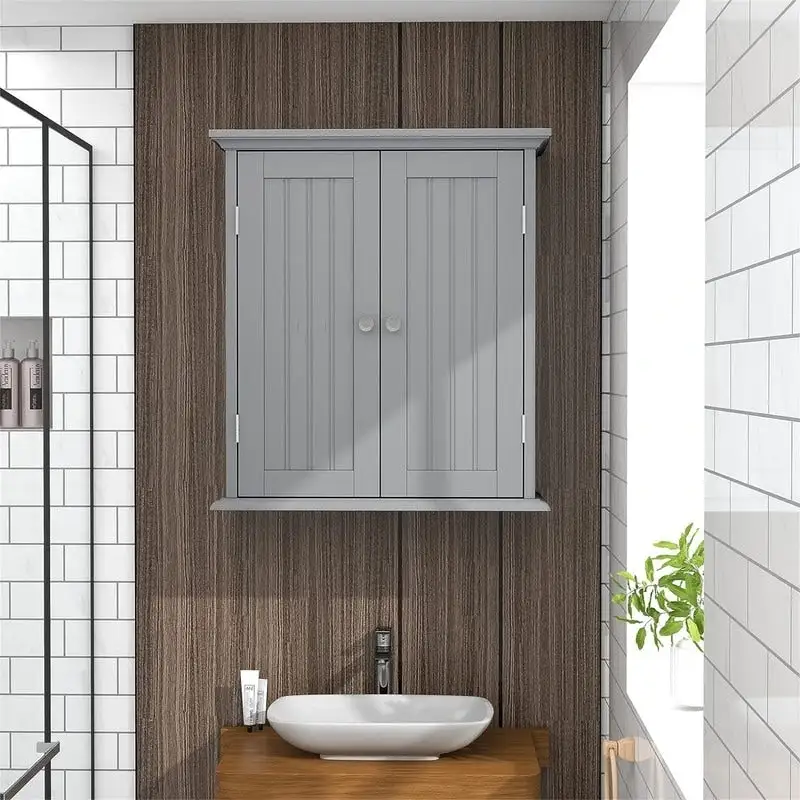 Bathroom Wall Cabinet - 8D x 21.1W x 24H