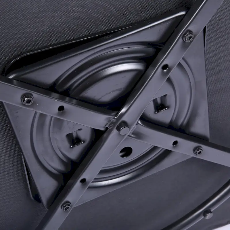 Swivel Barrel Accent Chair - Faux Leather Single Seat