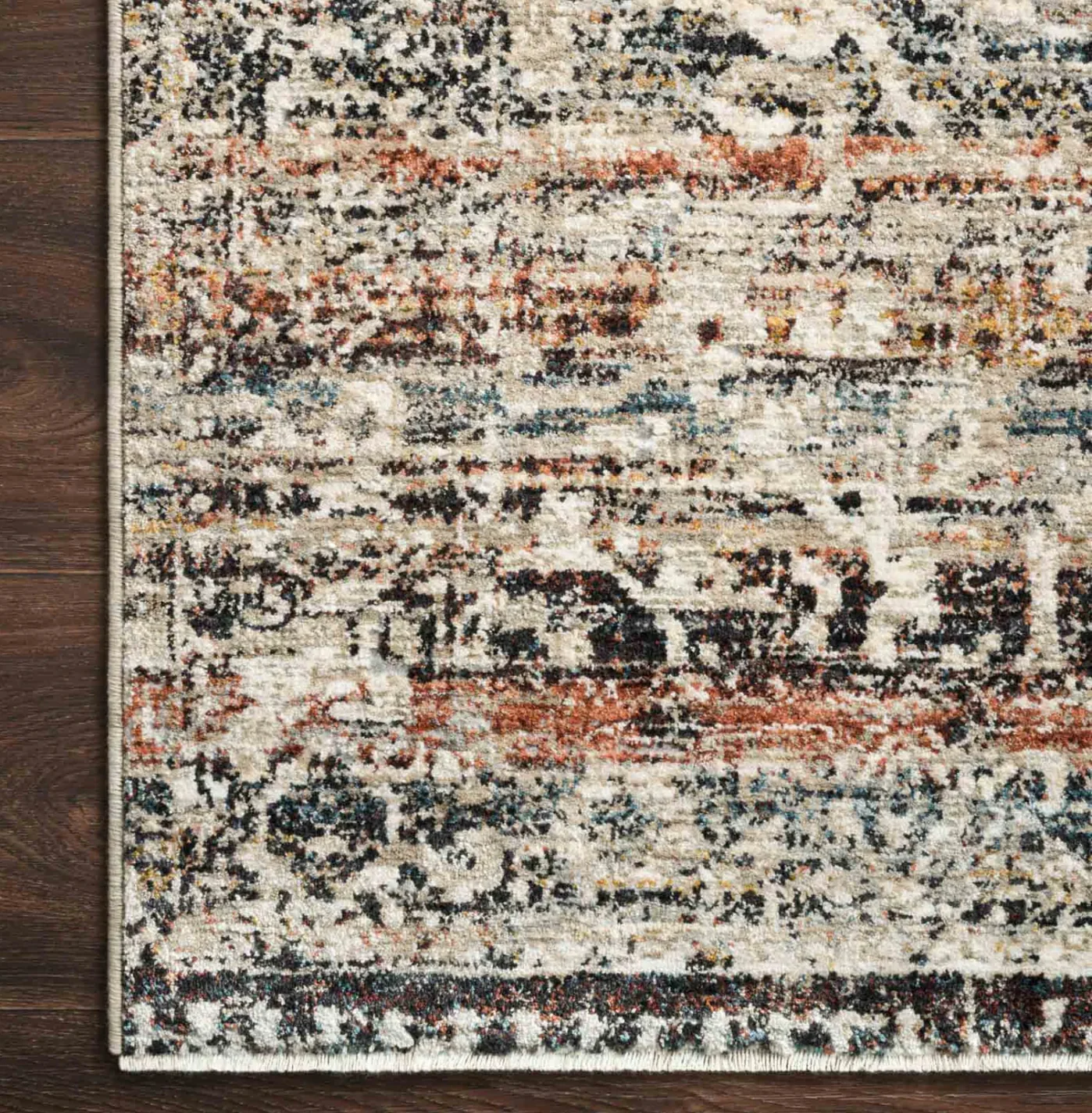 Theia Taupe/Multi Rug