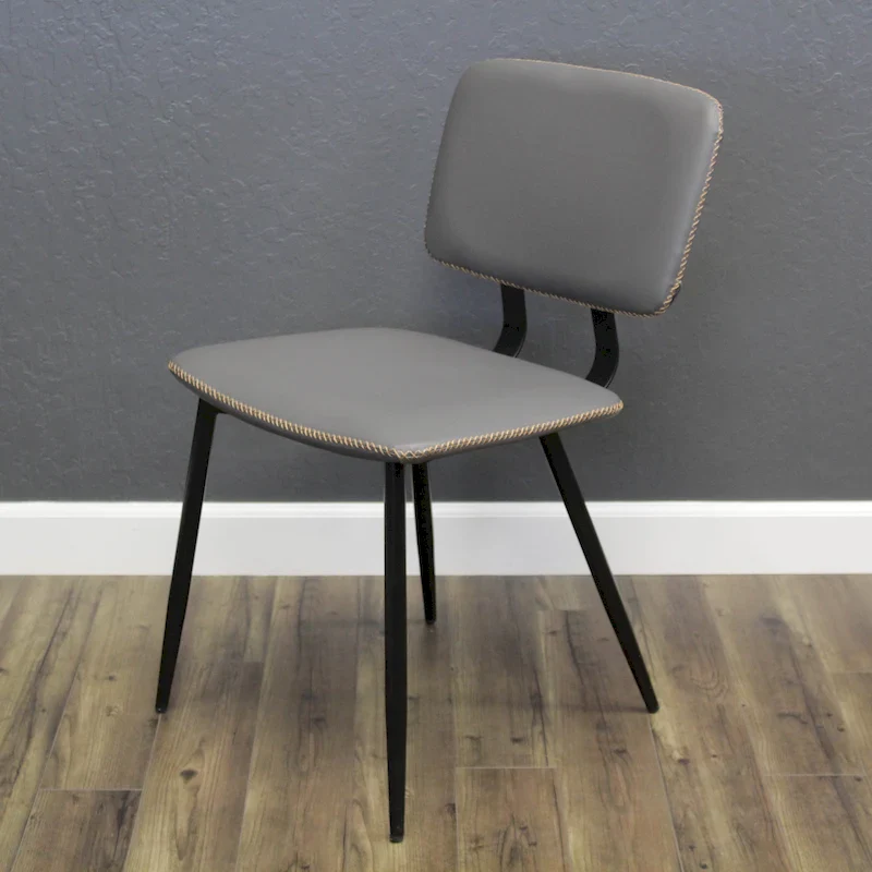 Multi-Color Faux Leather Dining Chair, Single Seat