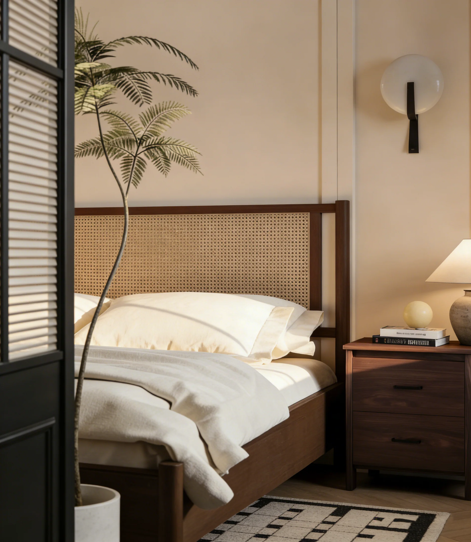 Olimont Contemporary 2 Drawer Nightstand