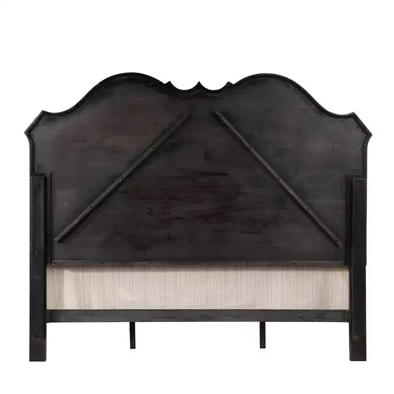 82.5" Eastern King Bed: Chelmsford Beds, Nailhead Trim, Tufted Headboard - Acme Furniture