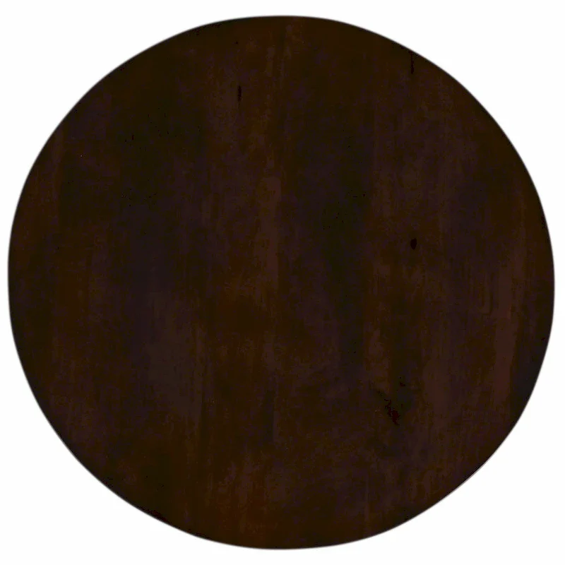 Senna 31 in. Wood Round Pedestal Coffee Table