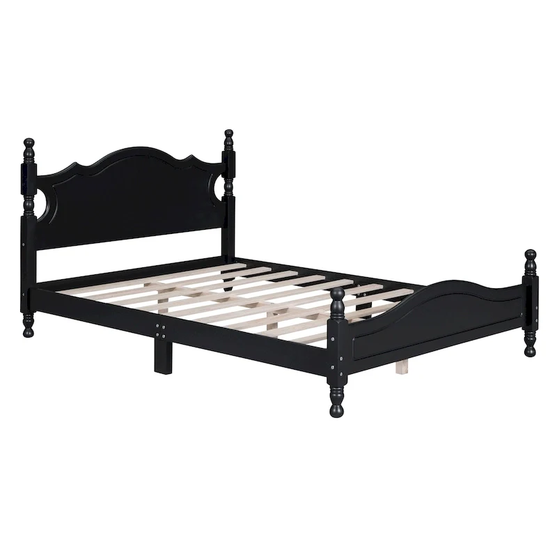 Full Size Wood Platform Bed Frame