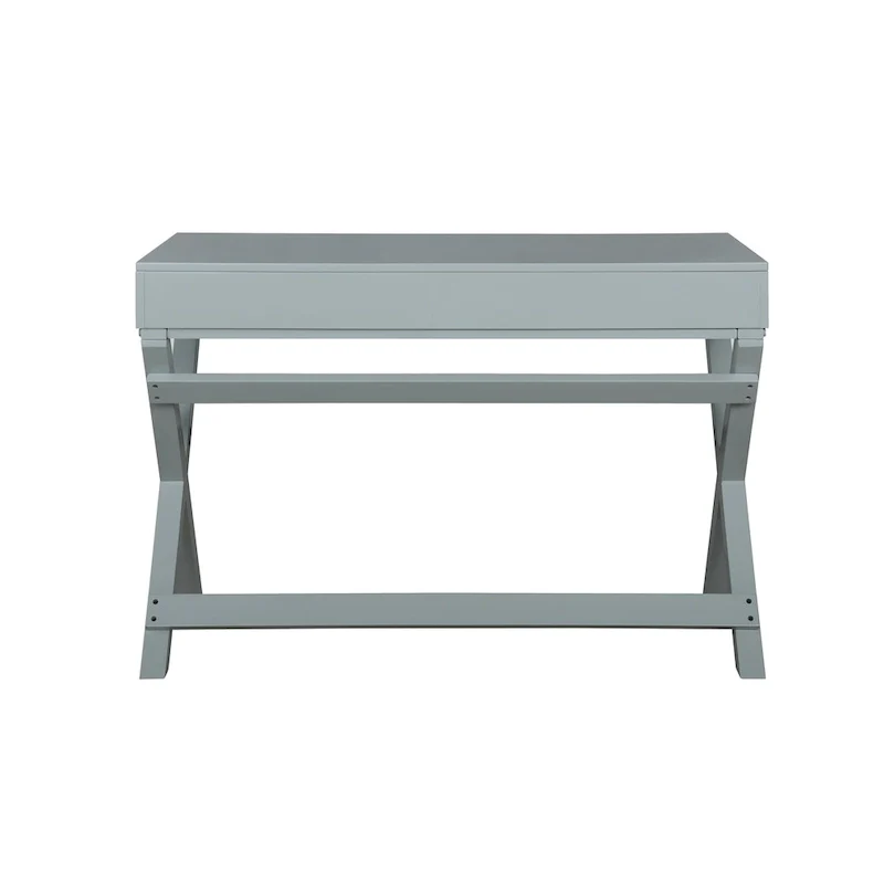 Poppy X-Frame Writing Desk with Drawers