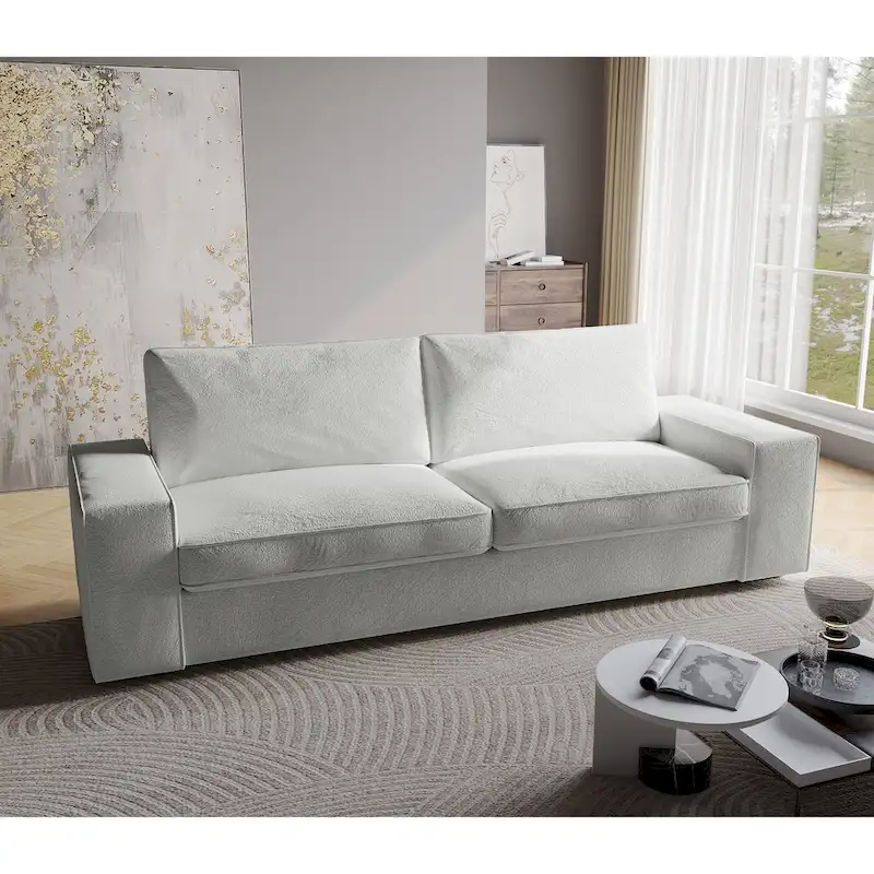 80  Modern Loveseat Couch 3 Seater Sofa