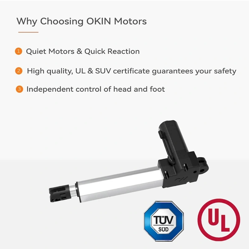 ESHINE Adjustable Bed Frame, with Massage