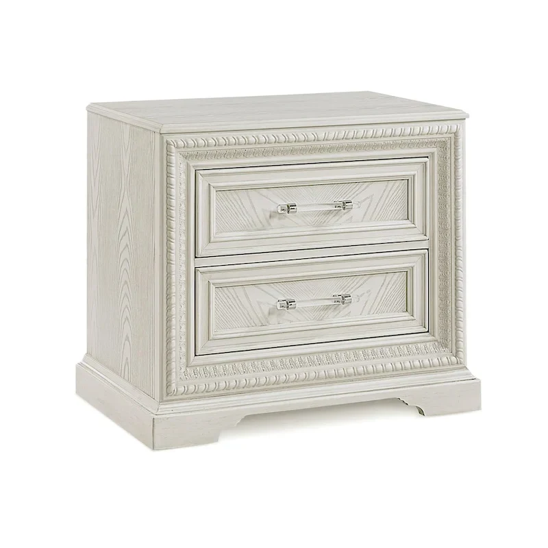 Oliver 5 Piece Cream Panel Bedroom Set