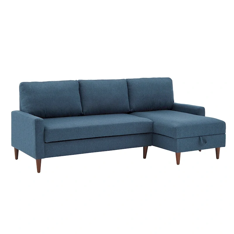 Parker Convertible Sofa with Right Facing Storage Chaise by iNSPIRE Q Modern