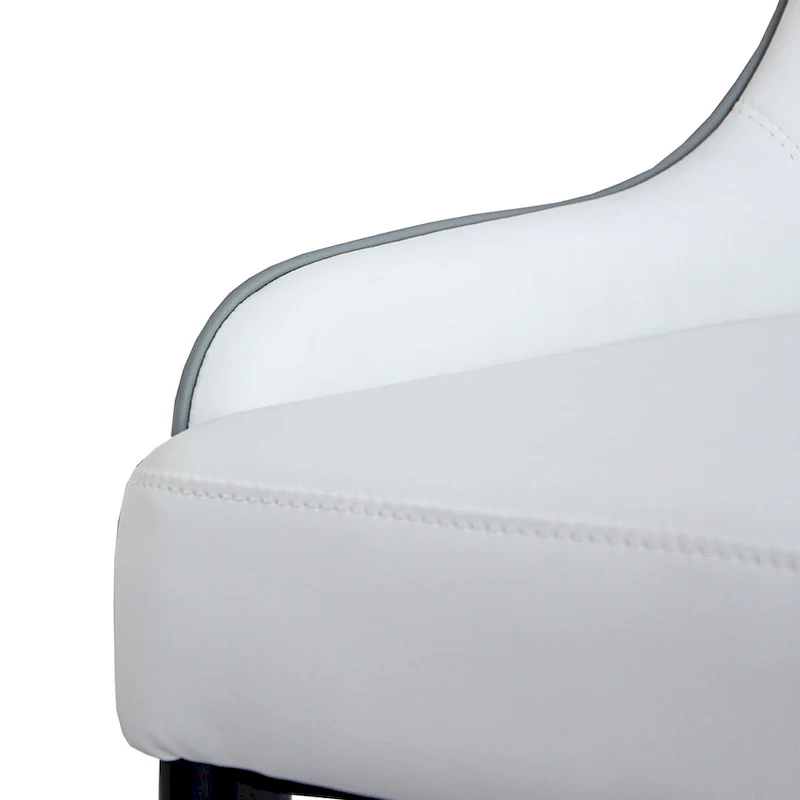 Set of 2 Modern Upholstered PU Leather Dining Chair