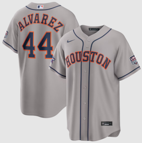 2026 All-Star Game Houston Astros Yordan AlvarezGray Replica Jersey