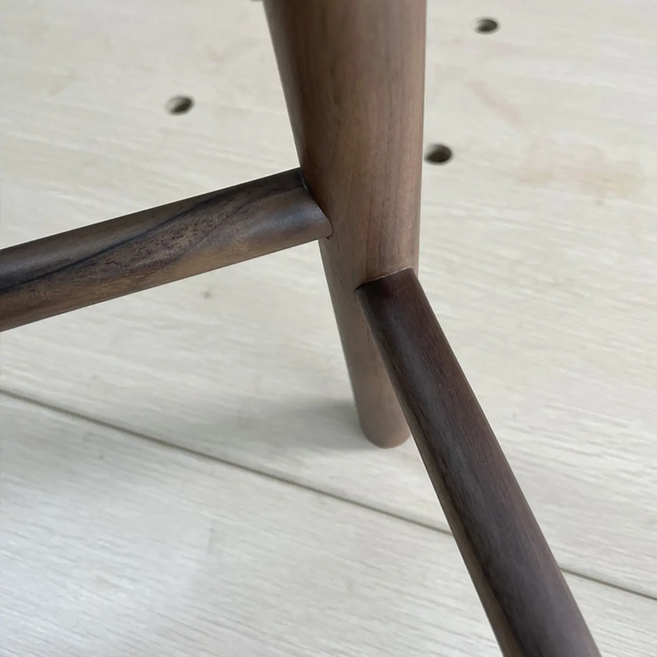 Bar Height Footrest Wood Modern Backless Bar Stools