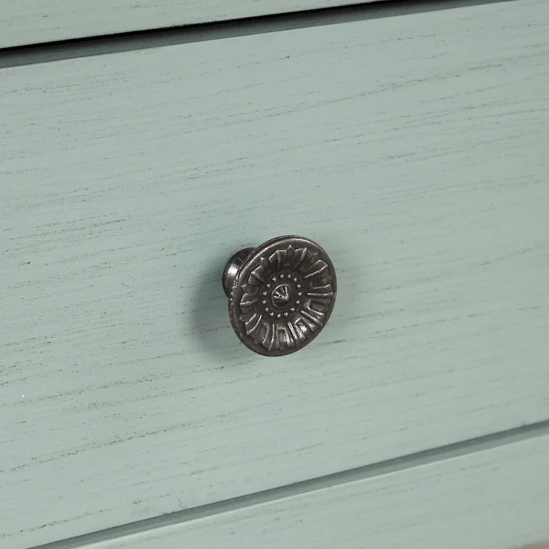 Modern Solid Pine Wood Top Console Table with 3 Drawers and 2 Shelves