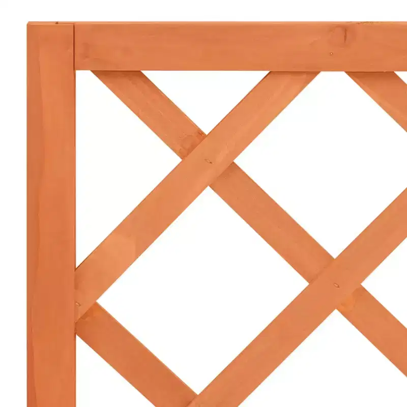 Planter Brown Solid firwood Large Durable Planter Rectangular