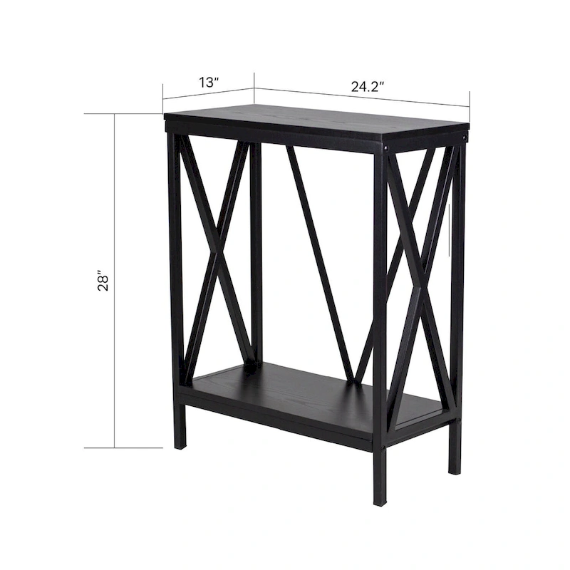 Aquatic Fundamentals 20 Gallon Steel X-Frame Aquarium Stand in Black