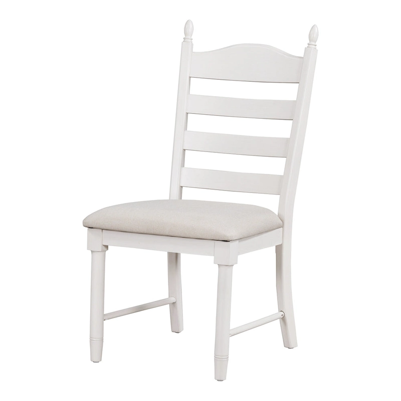 5 Piece Round Dining Table Set, Solid Wood Kitchen Table and Chair Set with Extendable Table and 4 Upholstered Chairs