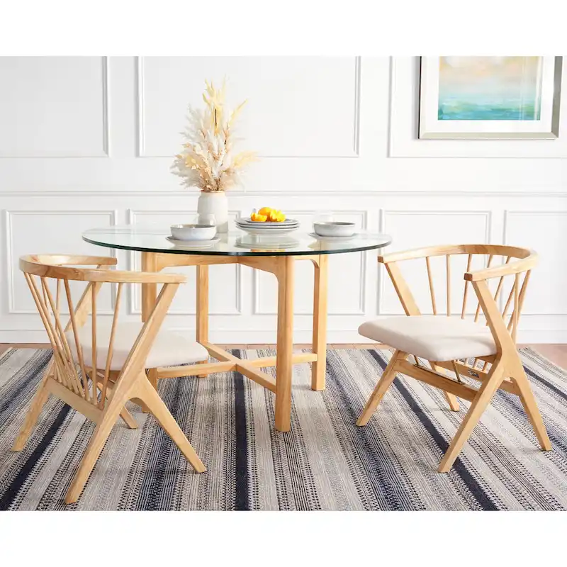 Carlota Spindle Dining Chair (Set of 2) - 23  W x 23  D x 30  H - 22Wx22Dx30H