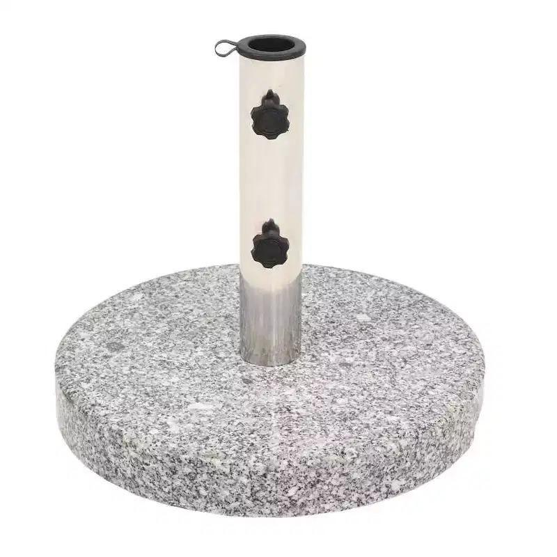 vidaXL Square Umbrella Base, Stainless Steel Pipe
