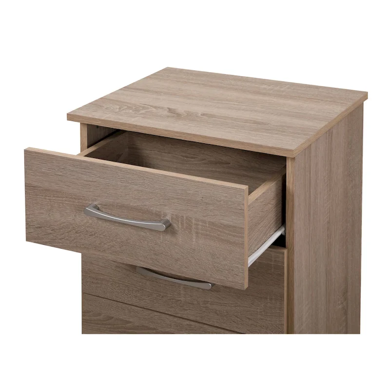 3-Drawer Wooden Nightstand