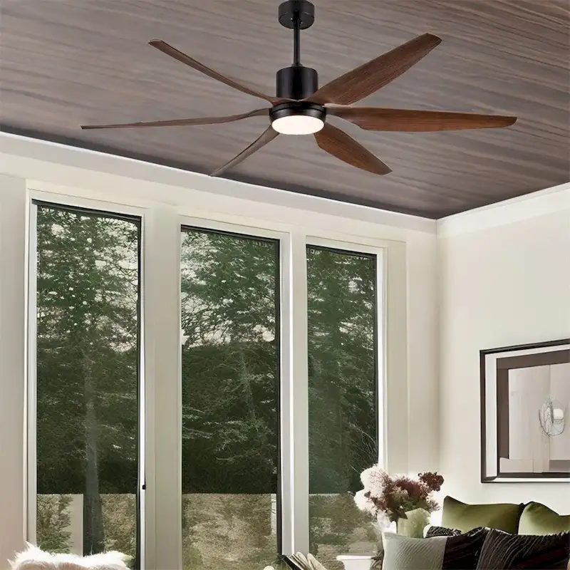 66 Integrated LED Ceiling Fan Lighting with Remote - N/A