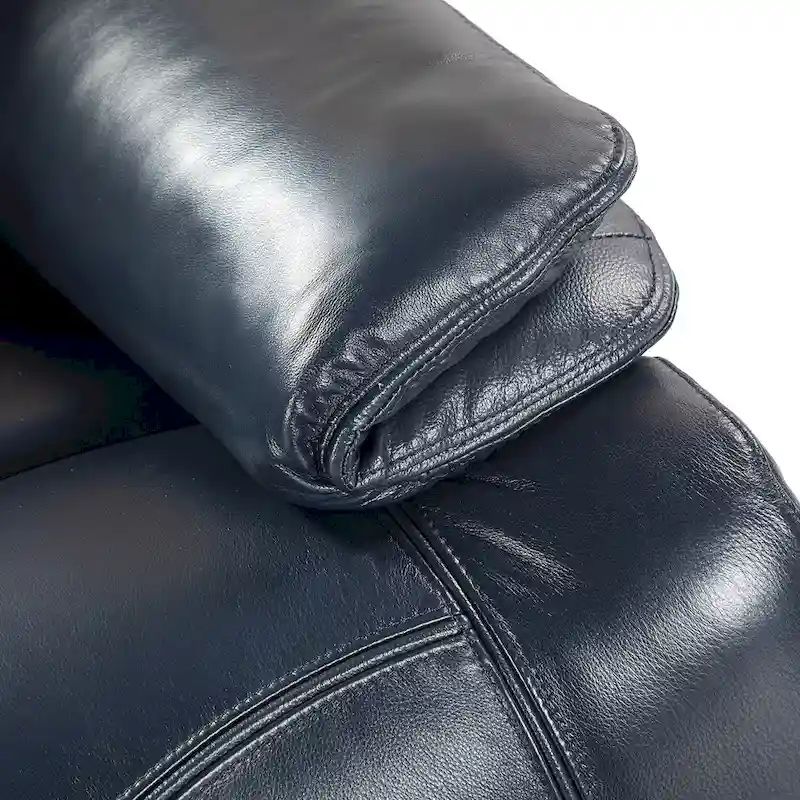 Mercedes Genuine Leather Power Recliner with Cushion Padded