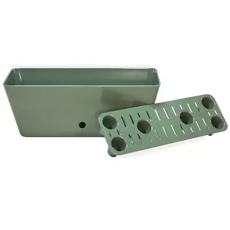 Tierra Garden 16 Rectangular Self-Watering Bamboo Planter
