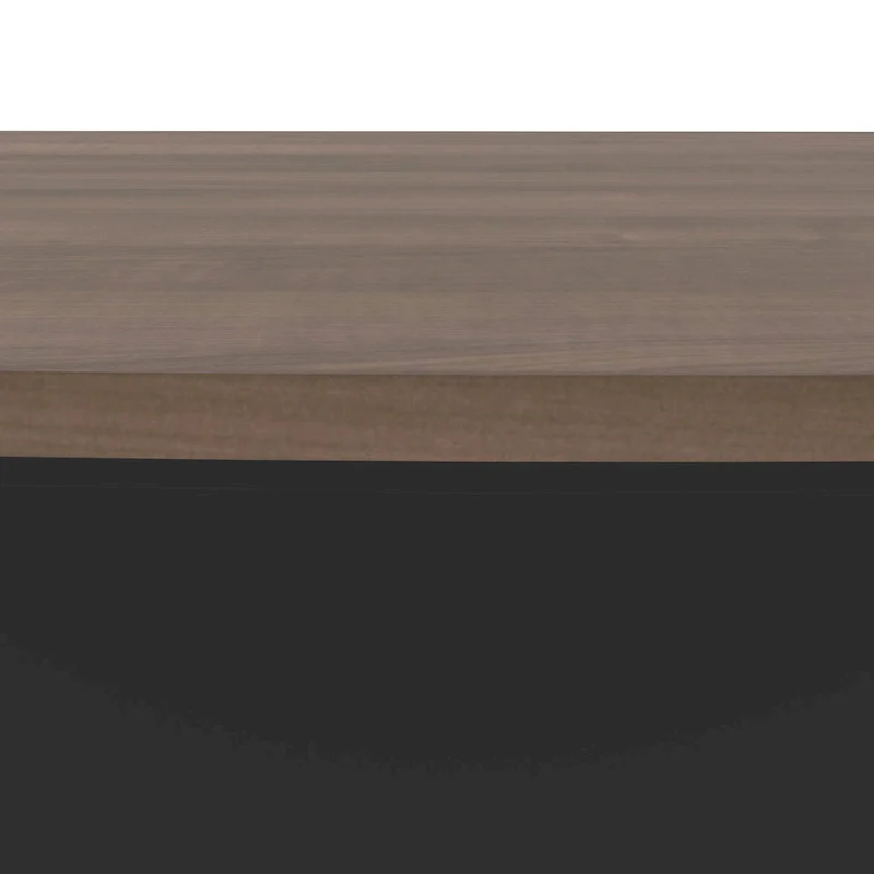 Bestar Connexion 72W L-Shaped Desk with Hutch and Pedestal