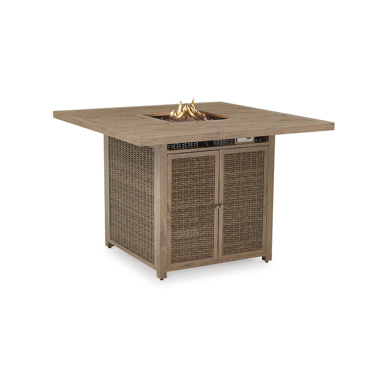 Signature Design by Ashley Walton Bridge Brown 7-Piece Outdoor Package - 55.75