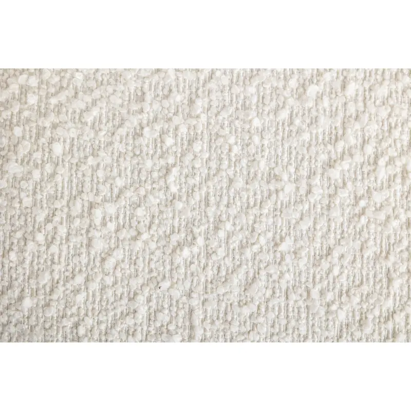 Cream White 31  Boucle Upholstered Barrel Chair with Swivel Base