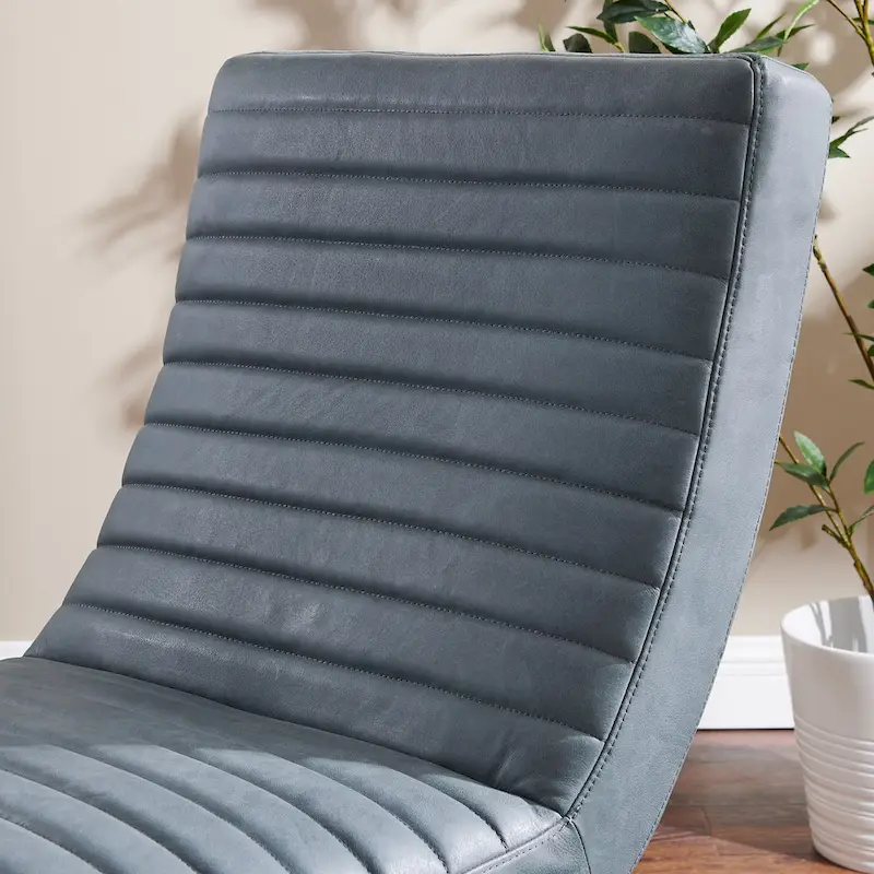 Art Leon Retro Armless Leather Chair