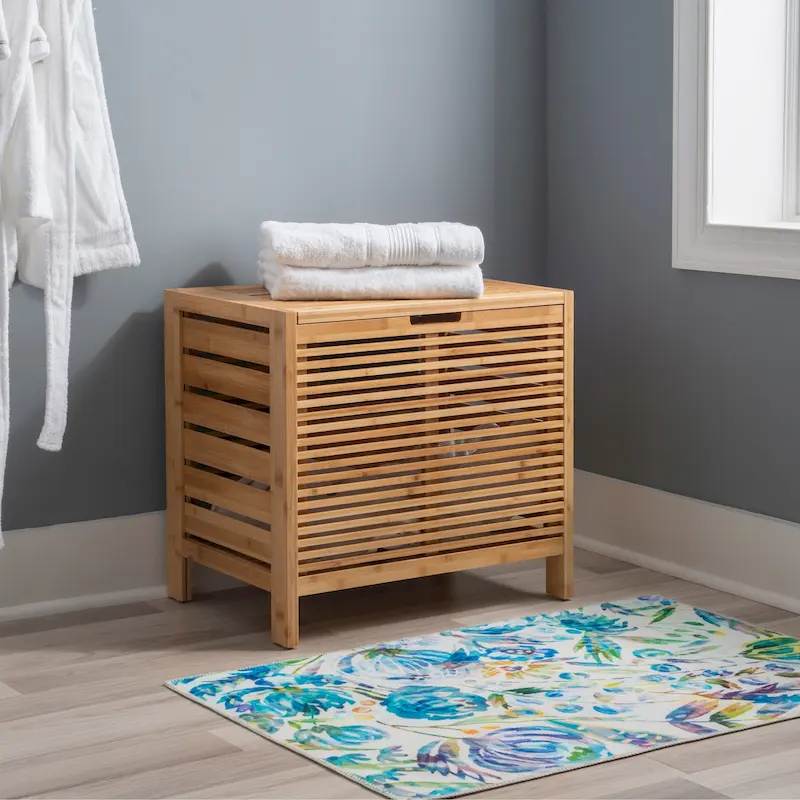 Bracken Natural Bamboo Laundry Hamper