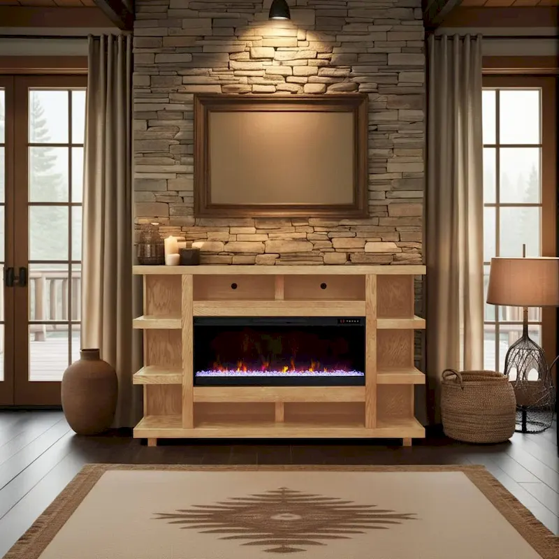 Bridgevine Home Laurel Canyon 72 inch Fireplace Mantel, Minimal Assembly