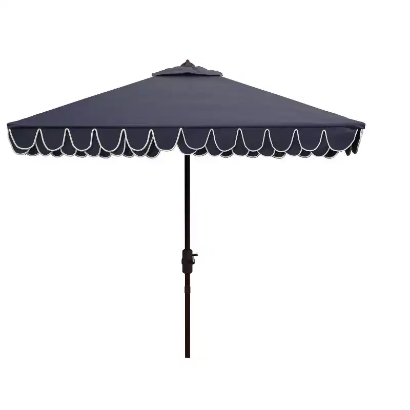Elegant Valance 7.5 Ft Square Umbrella - PAT8406 - Safavieh