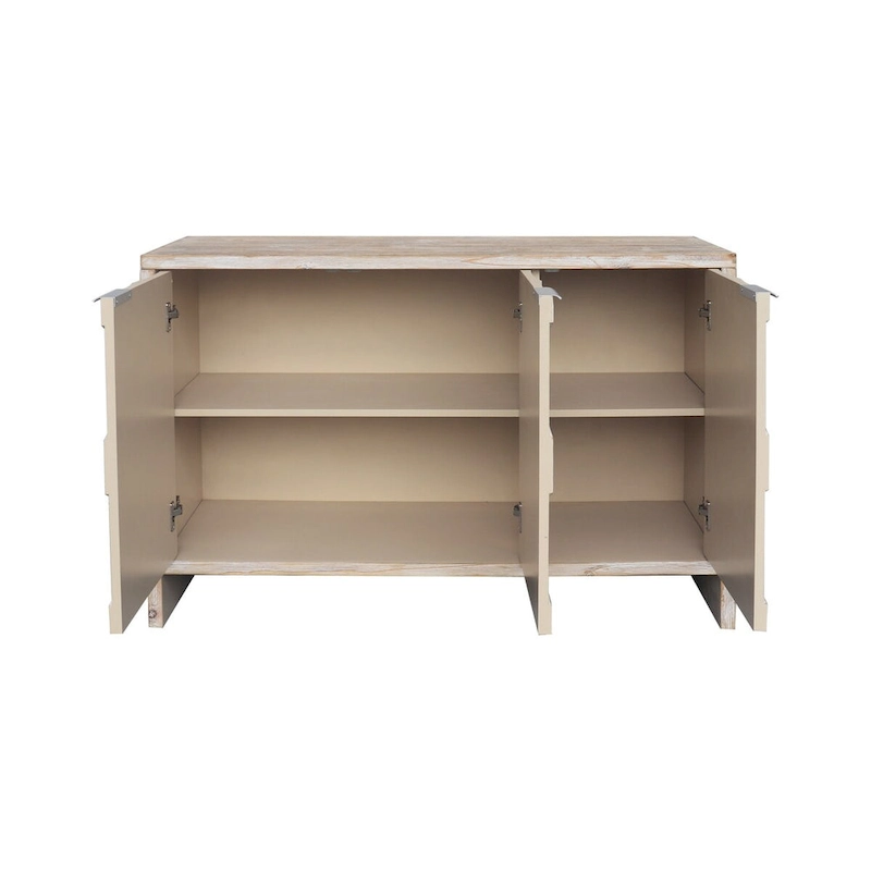 Accent Cabinet Farmhouse Style Wooden Cabinet Sideboard Buffet