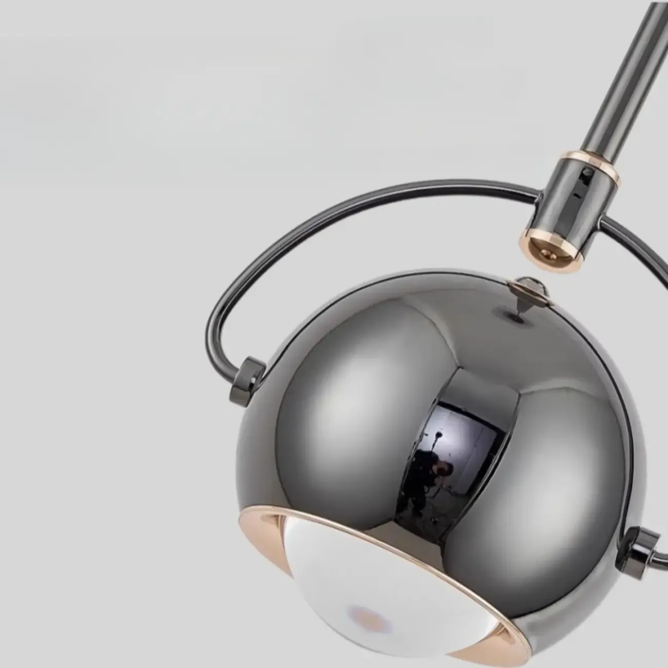 Modern Globe Metal Dimming Bedroom LED Pendant Light