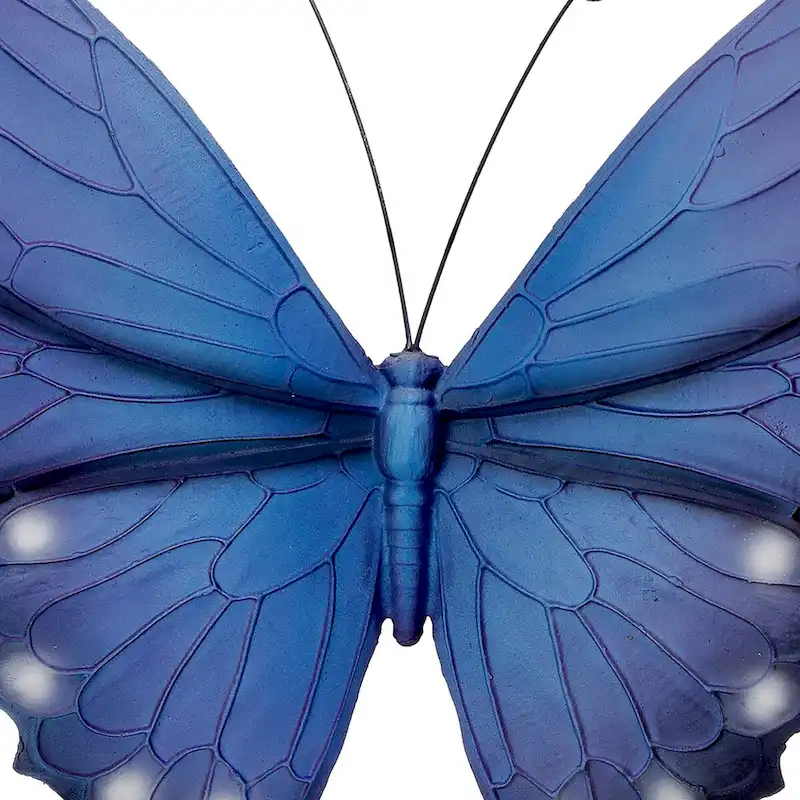 Resin Butterfly Wall Plaque 9.5  - 9.5