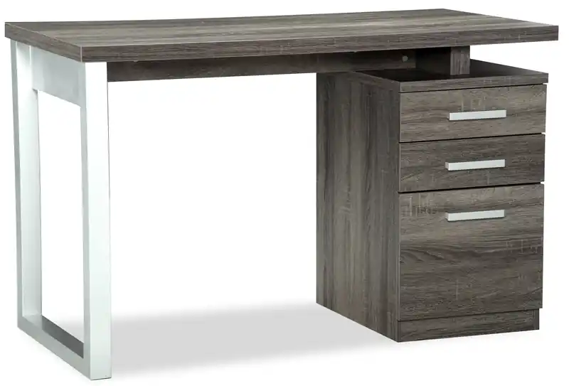 Oscar 47 Reversible Office Desk with Storage