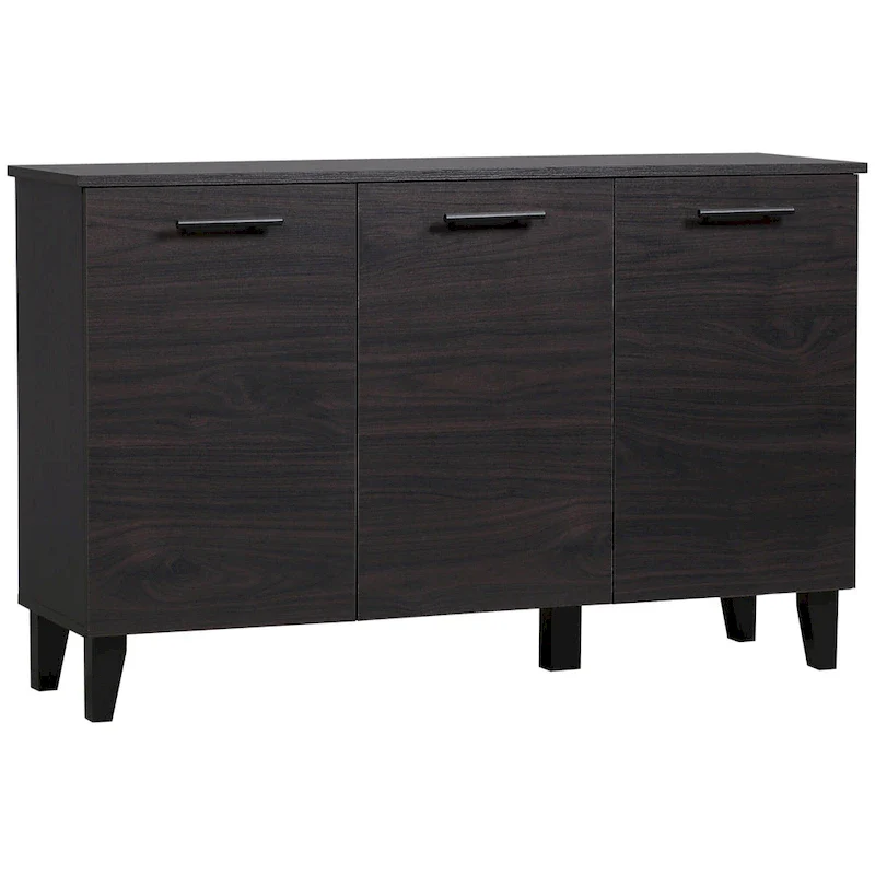 HOMCOM Kitchen Sideboard, Buffet Cabinet with Adjustable Shelf, Coffee Bar for Living Room, Dining Room