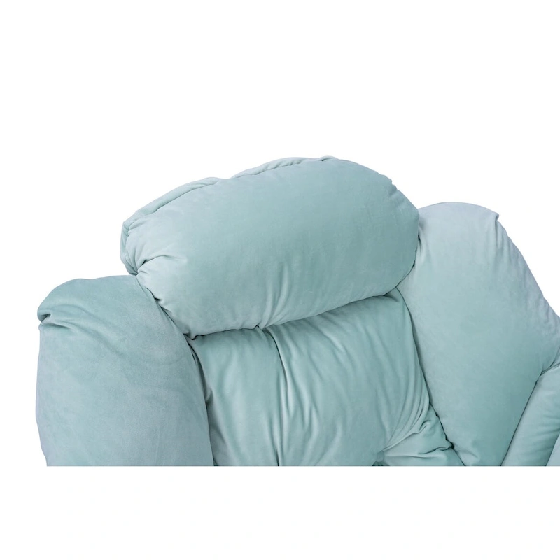 Green 22.35 Tufted Lounge Chair with Side Pocket