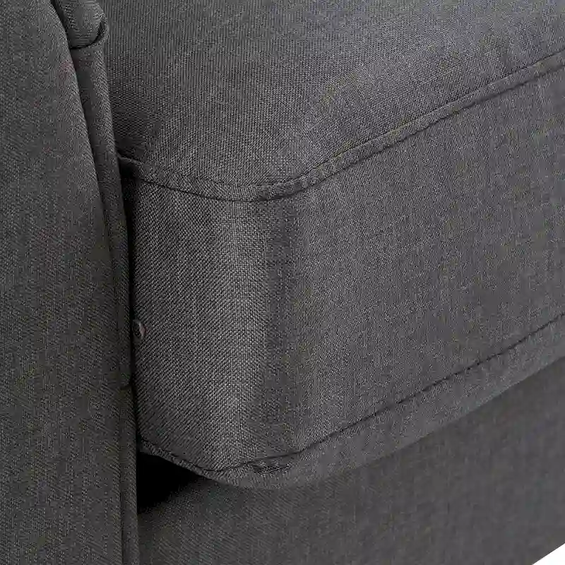 Uptown Modern Cushion Back Loveseat by iNSPIRE Q Classic