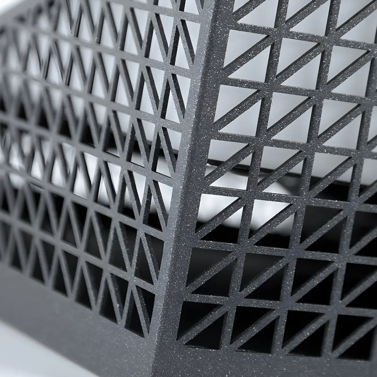 Designed Eave Simple Black Metal Post Cap Light