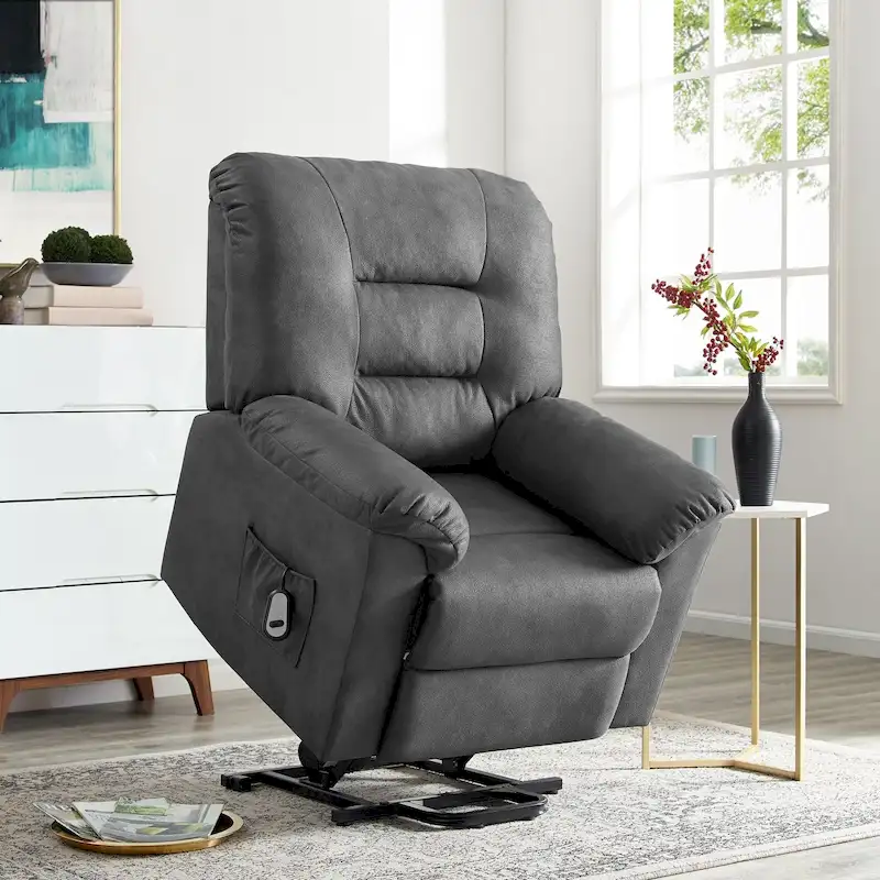 Electric Power Lift Recliner Chair Sofa, Remote Controlled Power Lift Chair, Comfortable Power Lift Recliners for Elderly