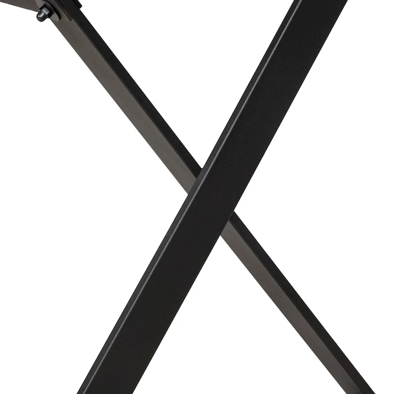 Vae Industrial Black 59-inch Metal Computer Desk with USB by Furniture of America