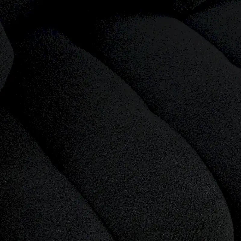 82 in Teddy Fabric Sofa Couch with 3 Back Pillows and 3 back Cushions Solid Wood Frame