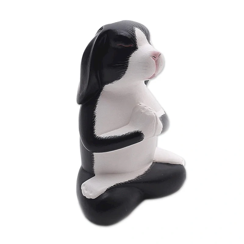 Novica Handmade Praying Wood Sculpture