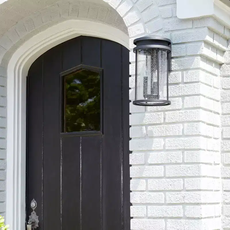 Quorum Lighting Hadley 3 - Light Wall Light in Noir
