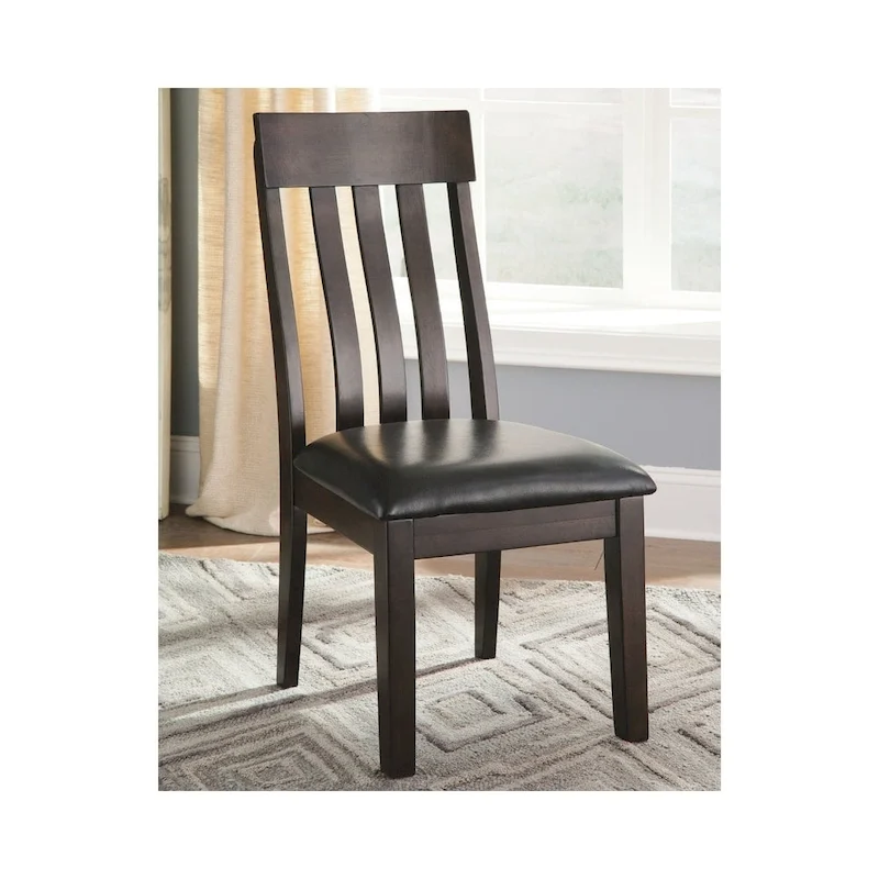 Haddigan Dining Room Chair - Set of 2 - Dark Brown