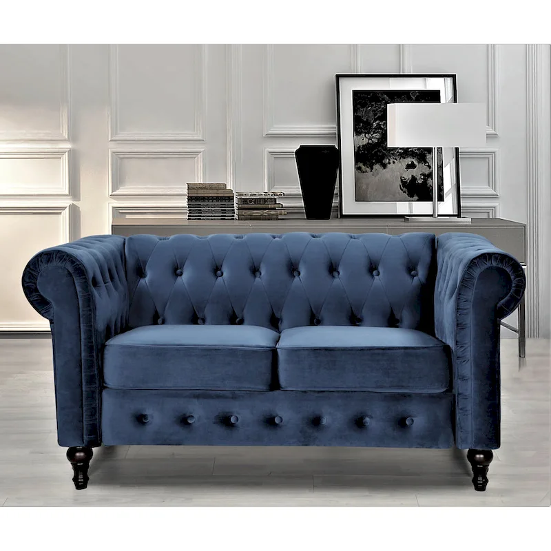 Classic Chesterfield Loveseat