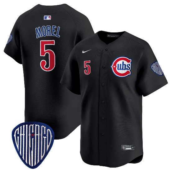 Chicago Cubs Christopher Morel Alternate Vapor Premier Limited Black Jersey
